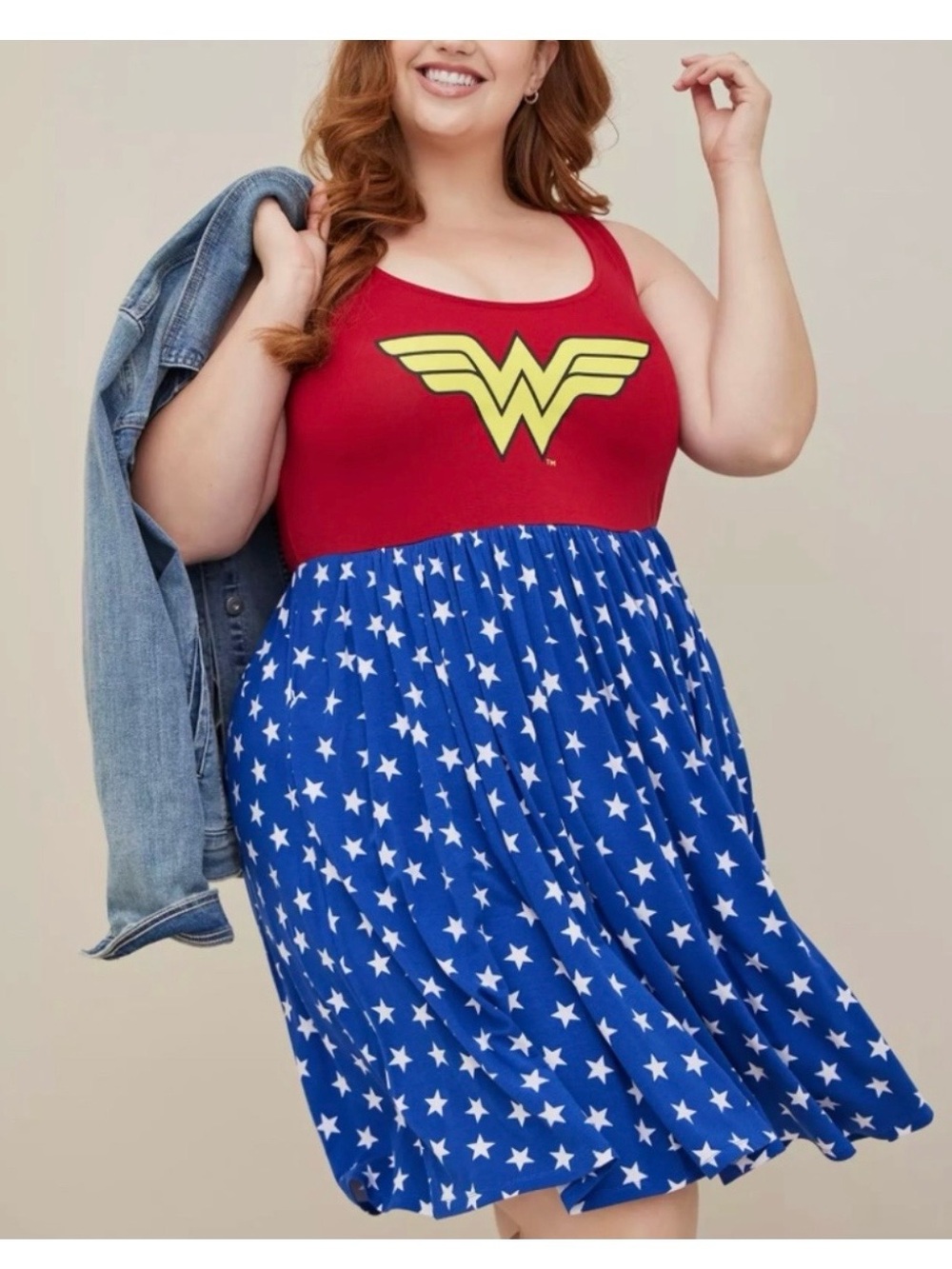 DC Torrid Wonder Woman Costume Halloween dress- New! Size 0